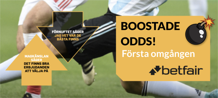 Boostade odds varje dag