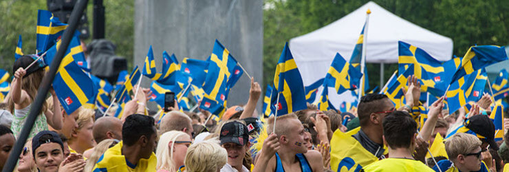 svenska fotbollslandslagets supporters