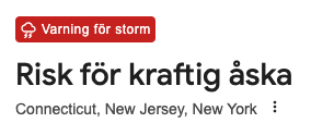 risk for kraftig aska
